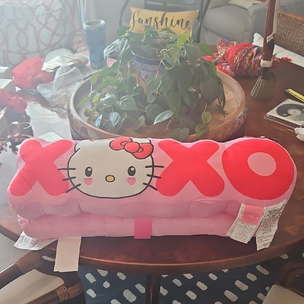 Hello Kitty Pink XOXO Pillow